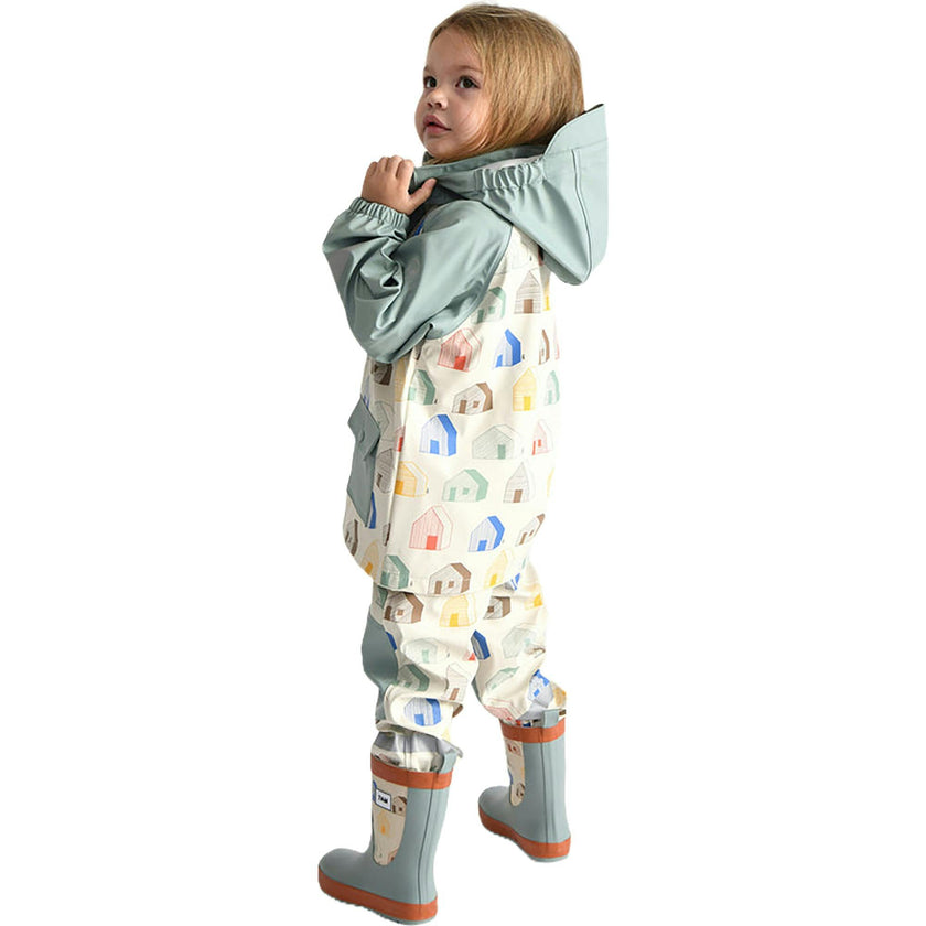 House Print Rain Boots
