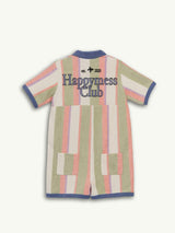 children's terry jumpsuit - tropical stripes