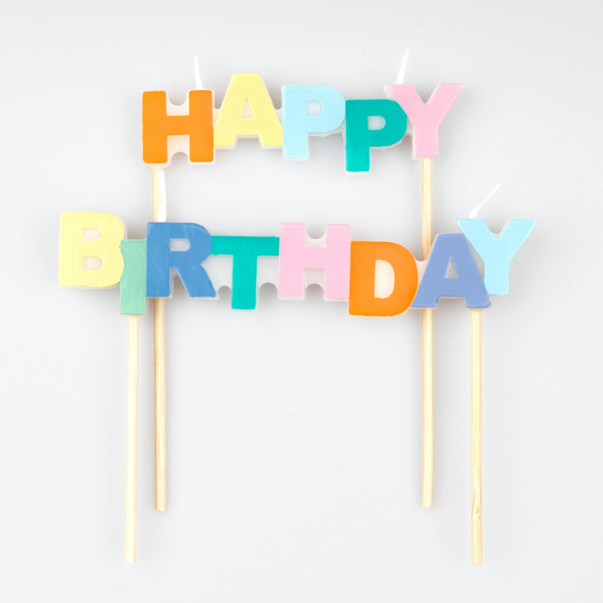 Happy Birthday Candles