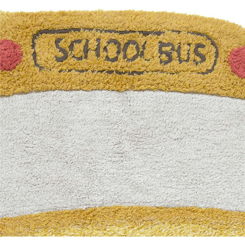 Washable Rug School Bus