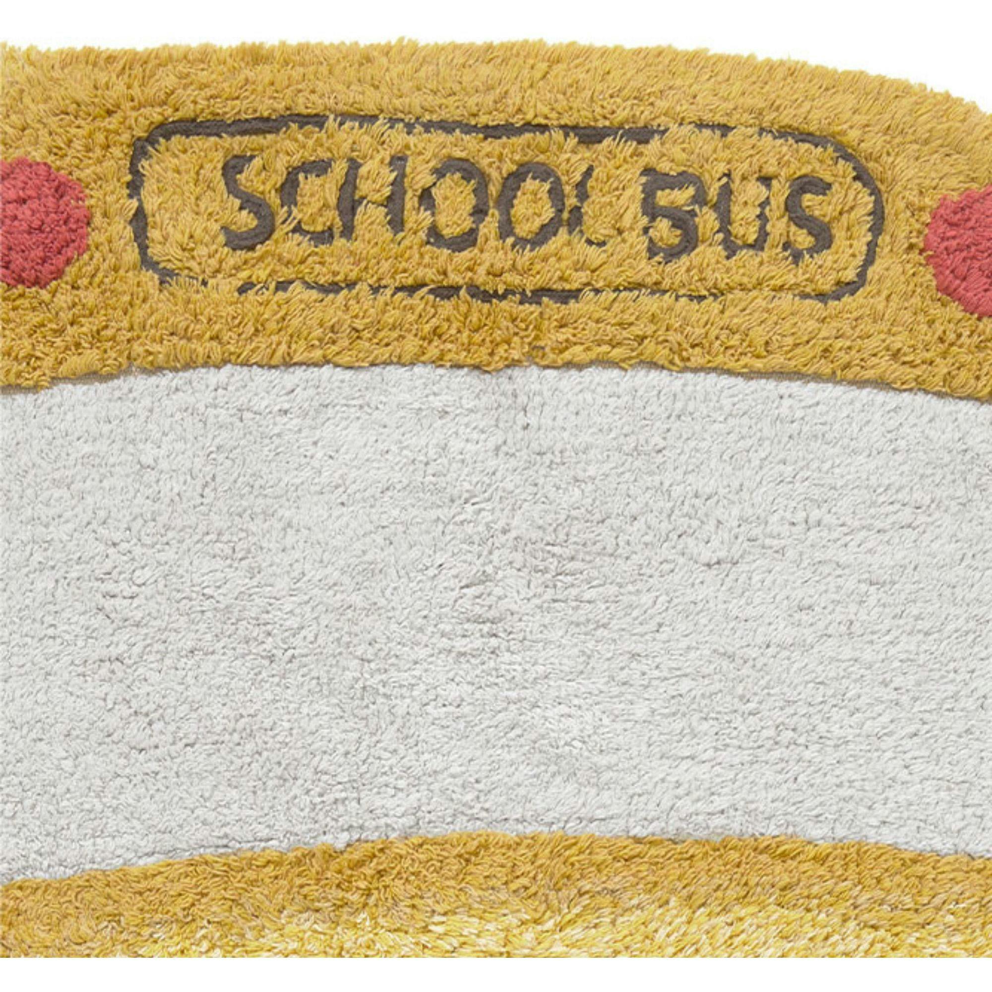 Washable Rug School Bus