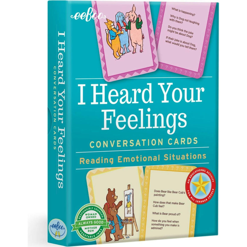 I Heard Your Feelings Conversation Flash Cards