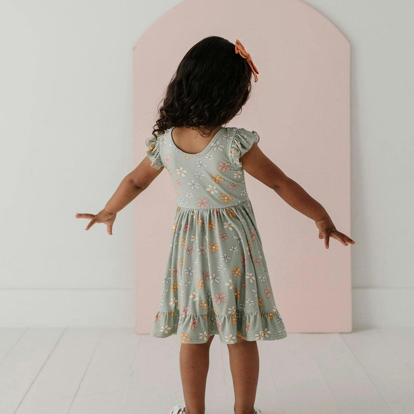 Girl's Sleeveless Twirl Dress