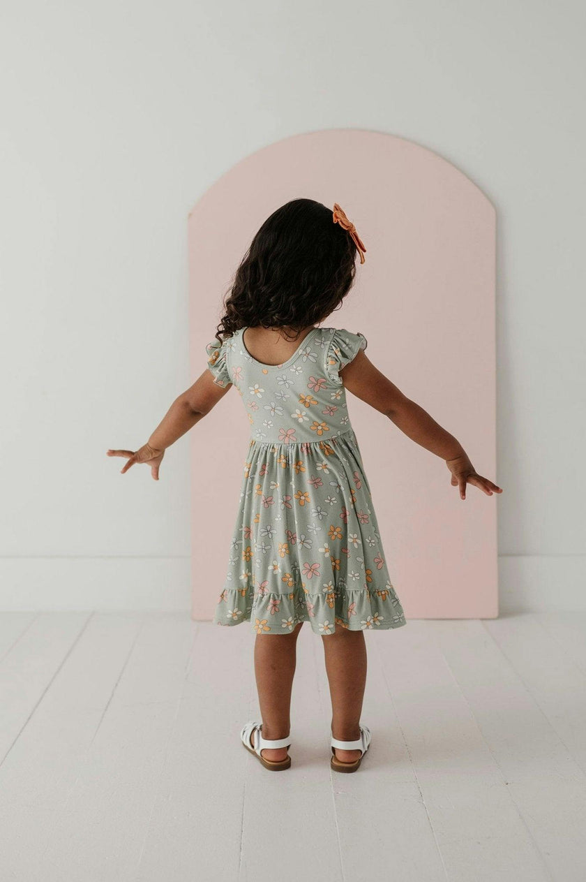 Girl's Sleeveless Twirl Dress