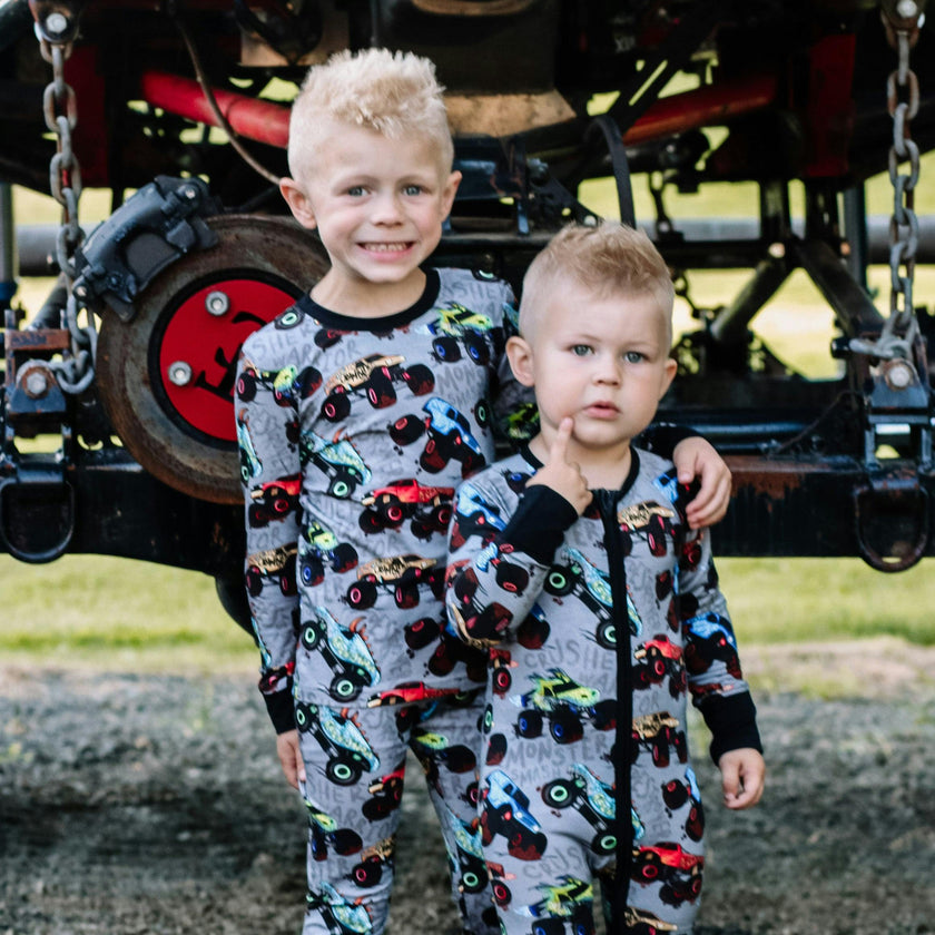 Monster Jams 2 Piece Pajama Set