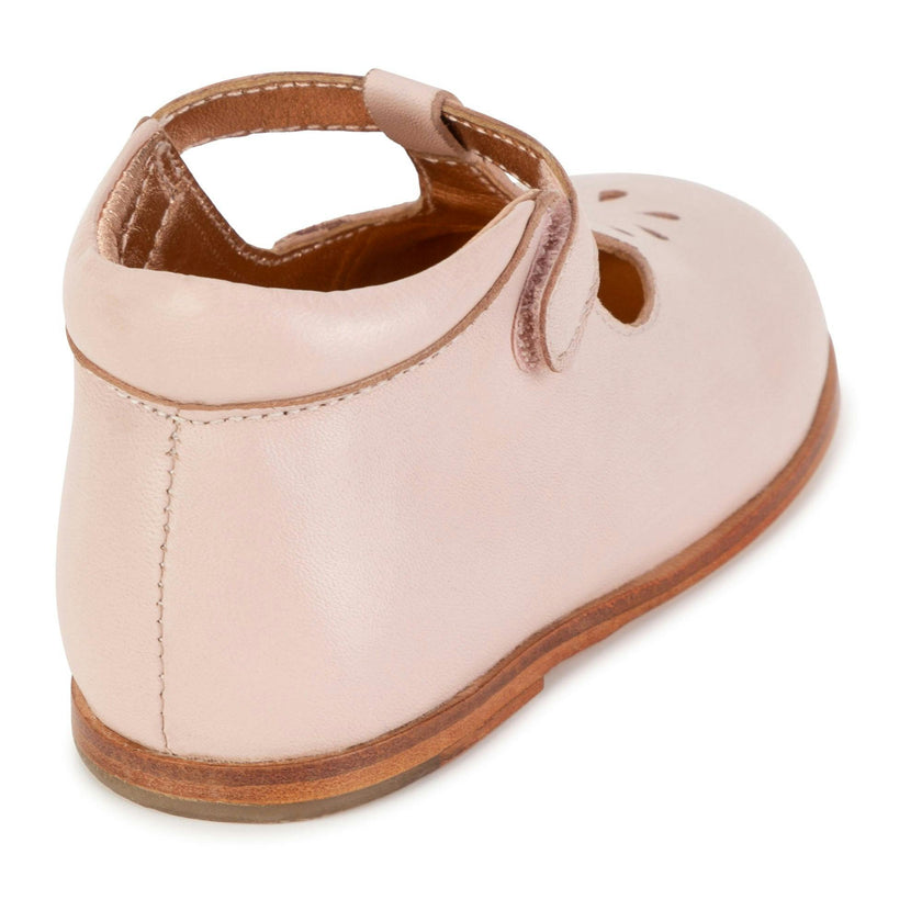 Pink Ankle Mary Jane Boots