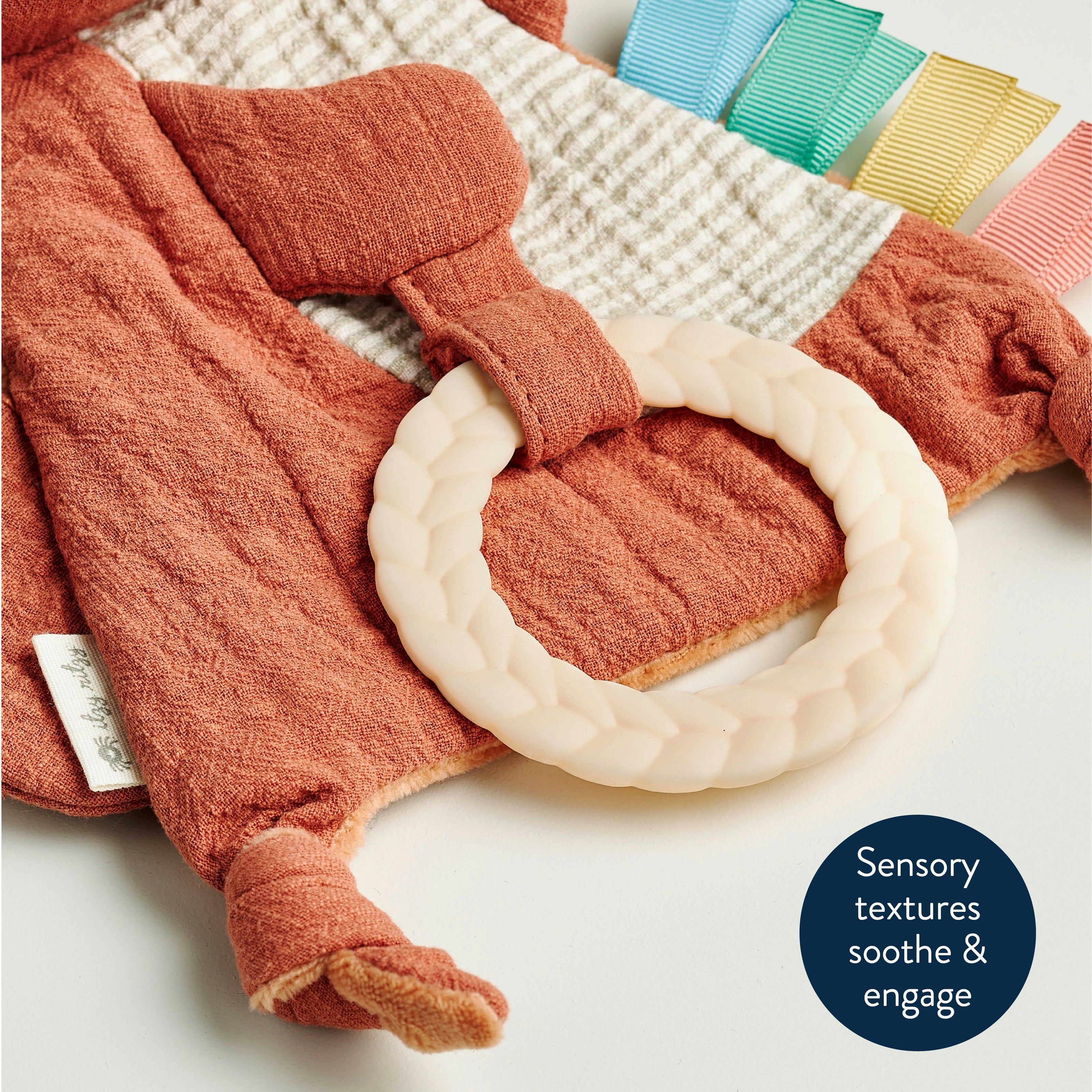 Bitzy Crinkle™ Sensory Crinkle Pal Fox
