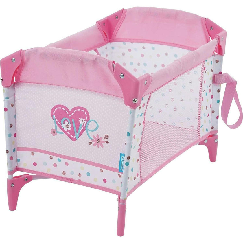 Love Heart Doll Play Yard Baby Doll Accessory - Folds for Easy Storage and Travel