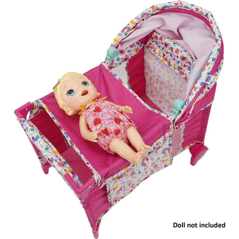 Baby Alive: Deluxe Doll Play Yard Accessory - Pink & Rainbow