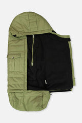 Evolutive Footmuff For Car Seats and Strollers Olive Green