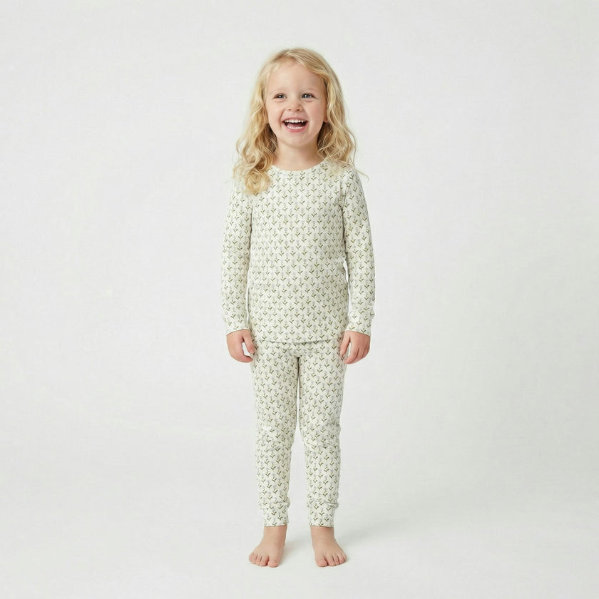 Lavender Lane Long Sleeve & Pants Kids Pajamas