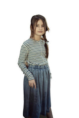 Striped Vneck Tshirt