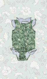 Bingley Suit in Mimosa Flower Teal