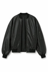 Valley Black Vegan Leather Jacket