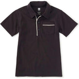 Piped Polo, Blue