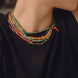 Midnight Emperor Stone Choker