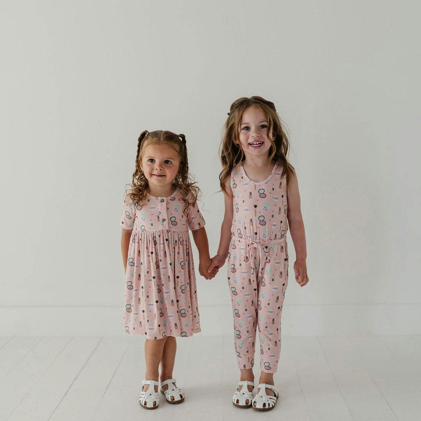 Short Sleeve Henley Dress