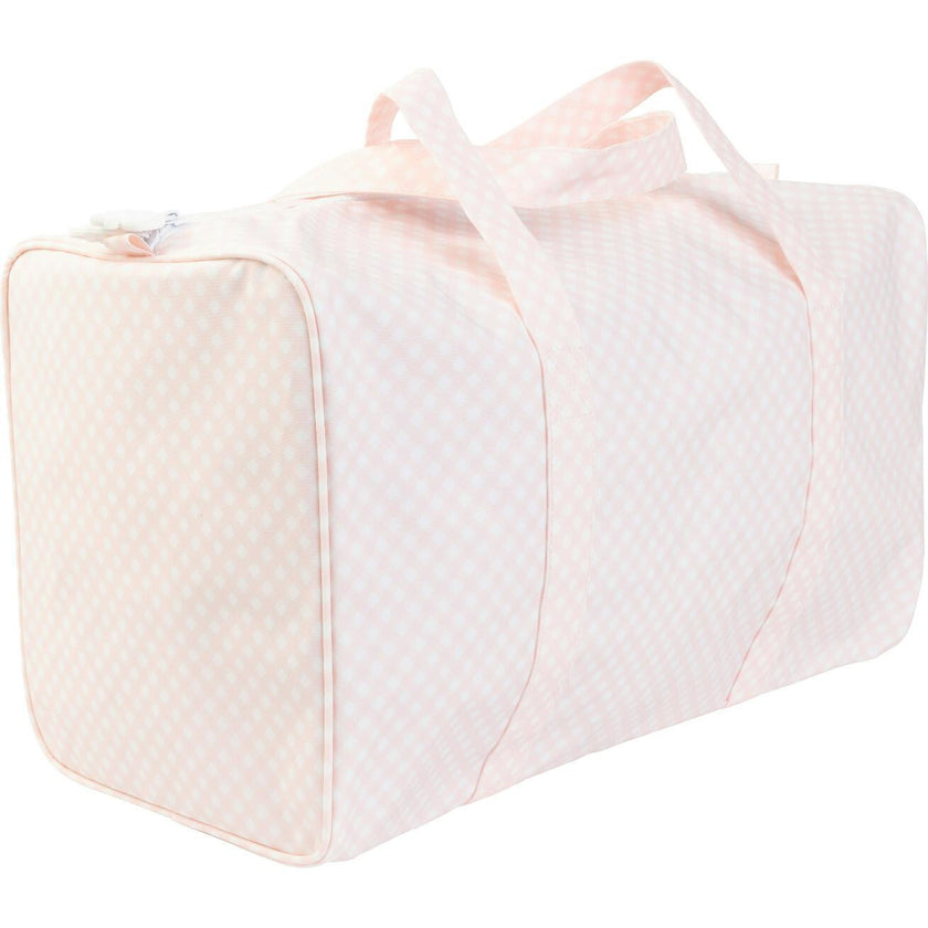 The Duffle Bag in Pink Gingham