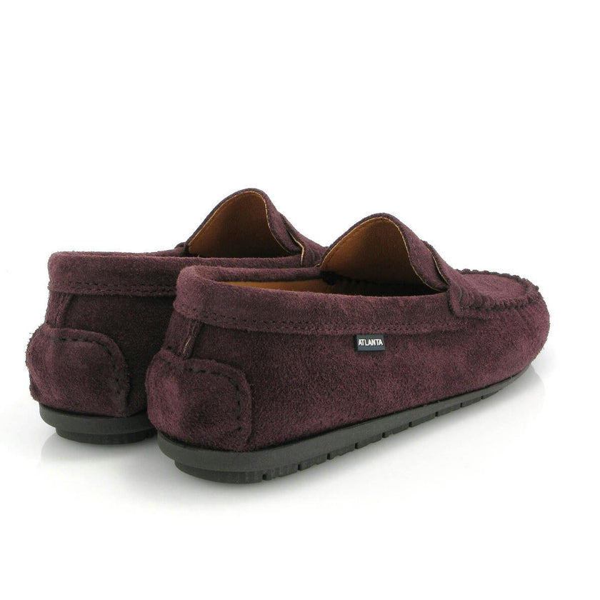 032 Walkers - burgundy suede