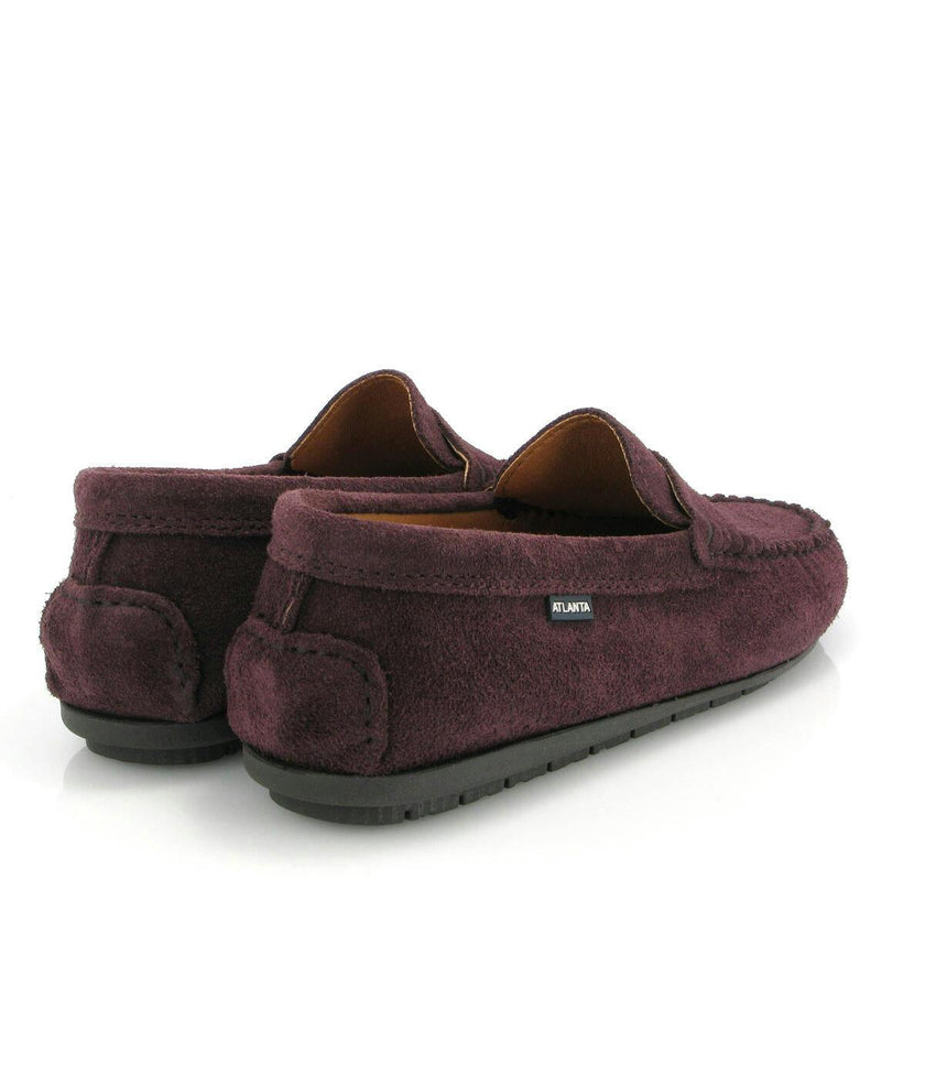 032 Walkers - burgundy suede