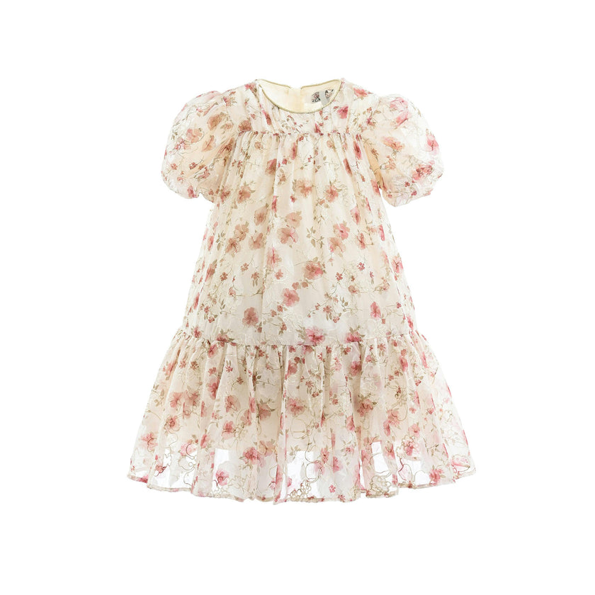 Pink Vienna Floral Dress