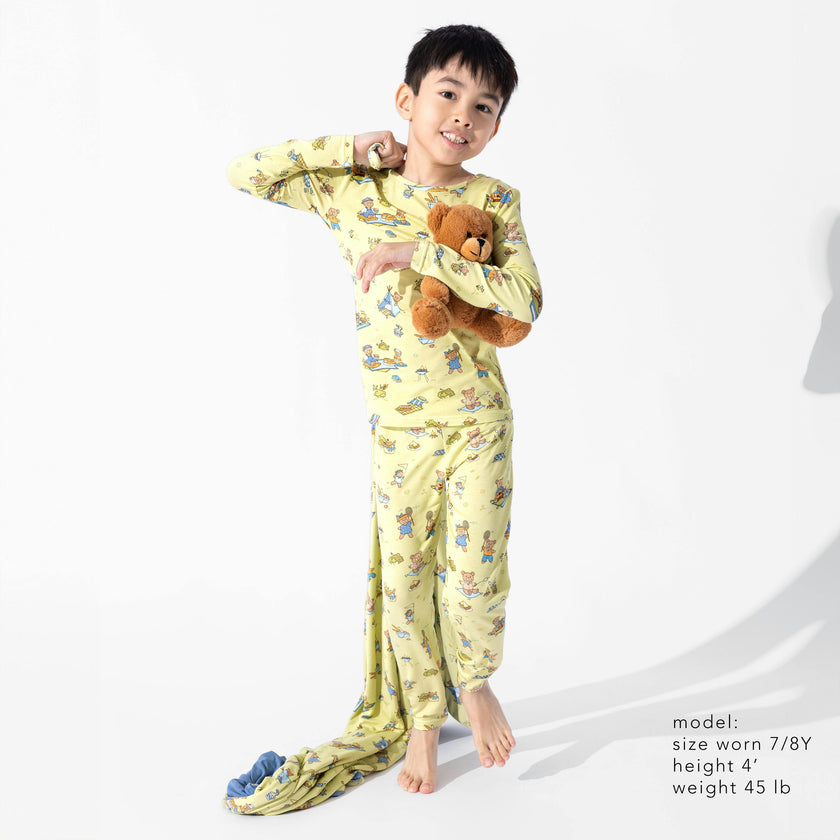 Teddy Bear Picnic Bamboo Kids Pajamas
