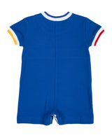 Pique Knit Shortall With Sailboat