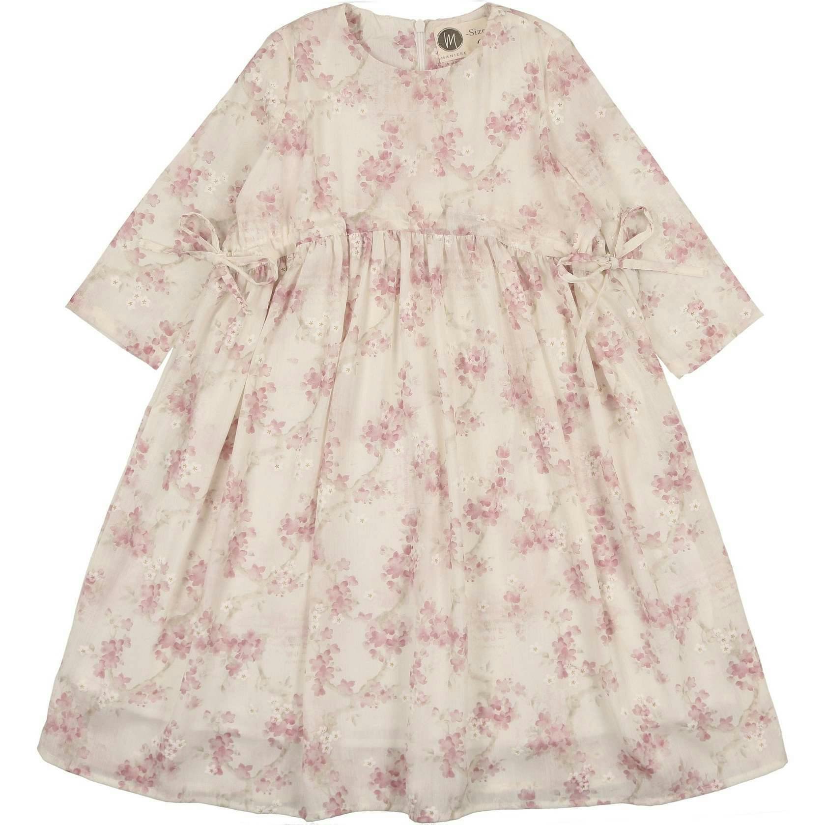 Ribbon Tie 3/4 Sleeve Dress