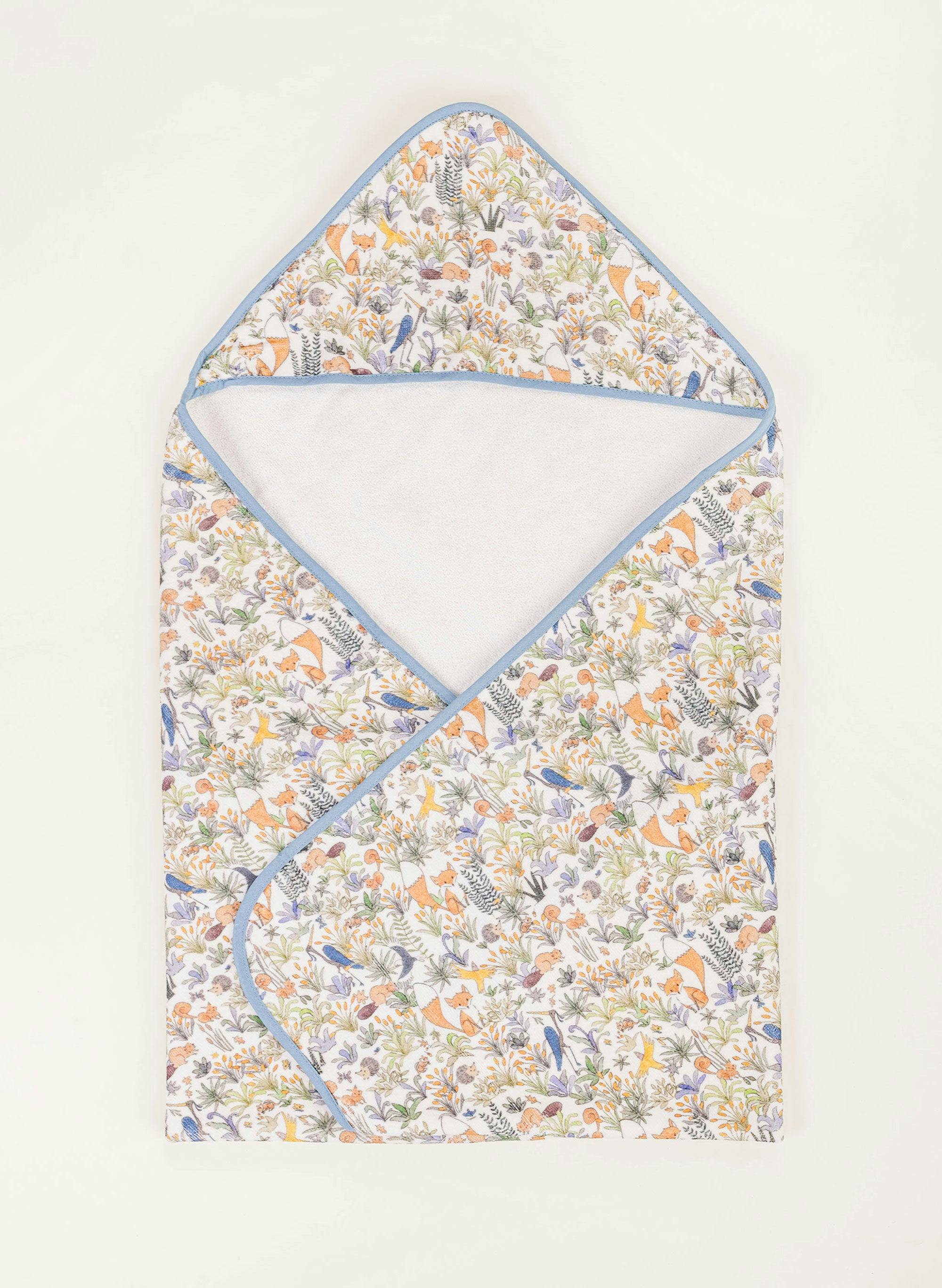Hooded Bath Towel - Foxy Forest