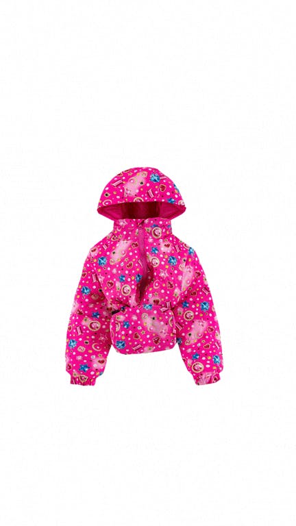 Blake Hooded Reversible Lightweight Down Puffer Jacket, Gems and Pearls