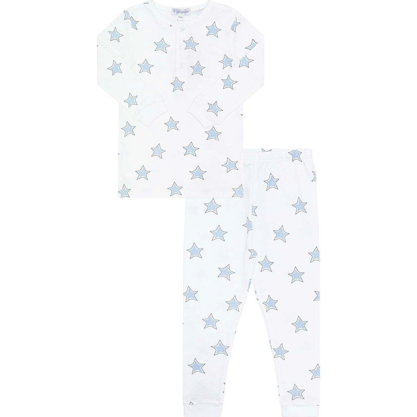 Blue Stars Print Pajama
