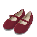 Elin Velvet Mary Janes