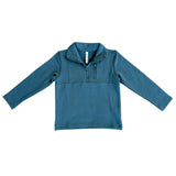 Boy's 3/4 Fleece Zip Sweatshirt