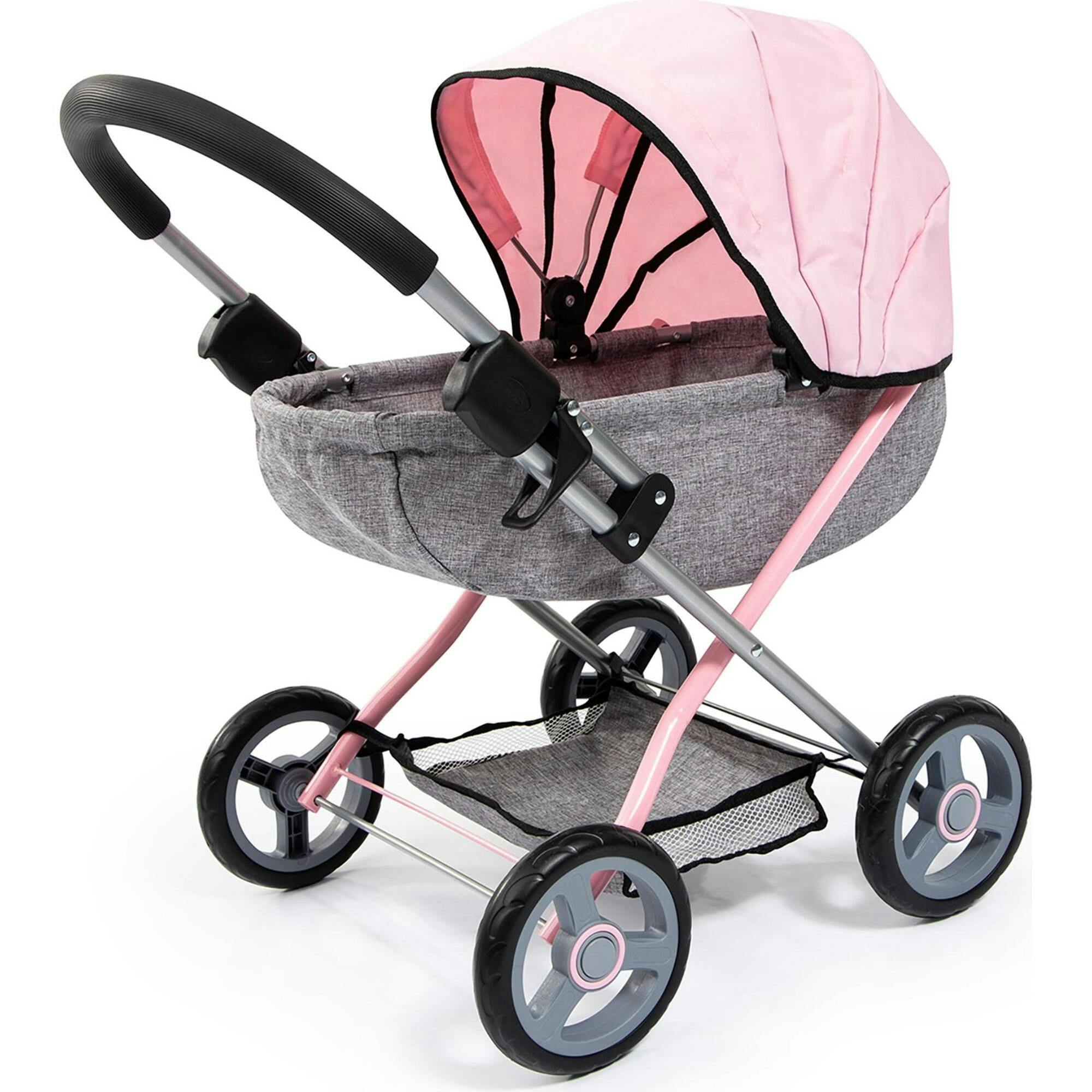 4-in-1 Toy Baby Doll Pram Stroller Cosy Set