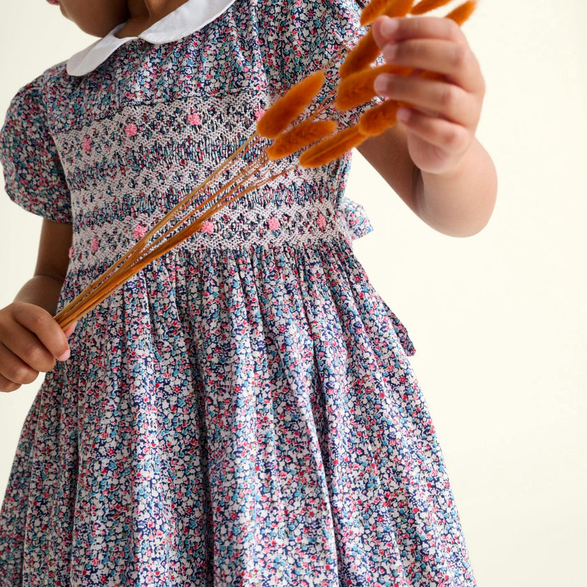 Smocked Girls Dress Jezabel