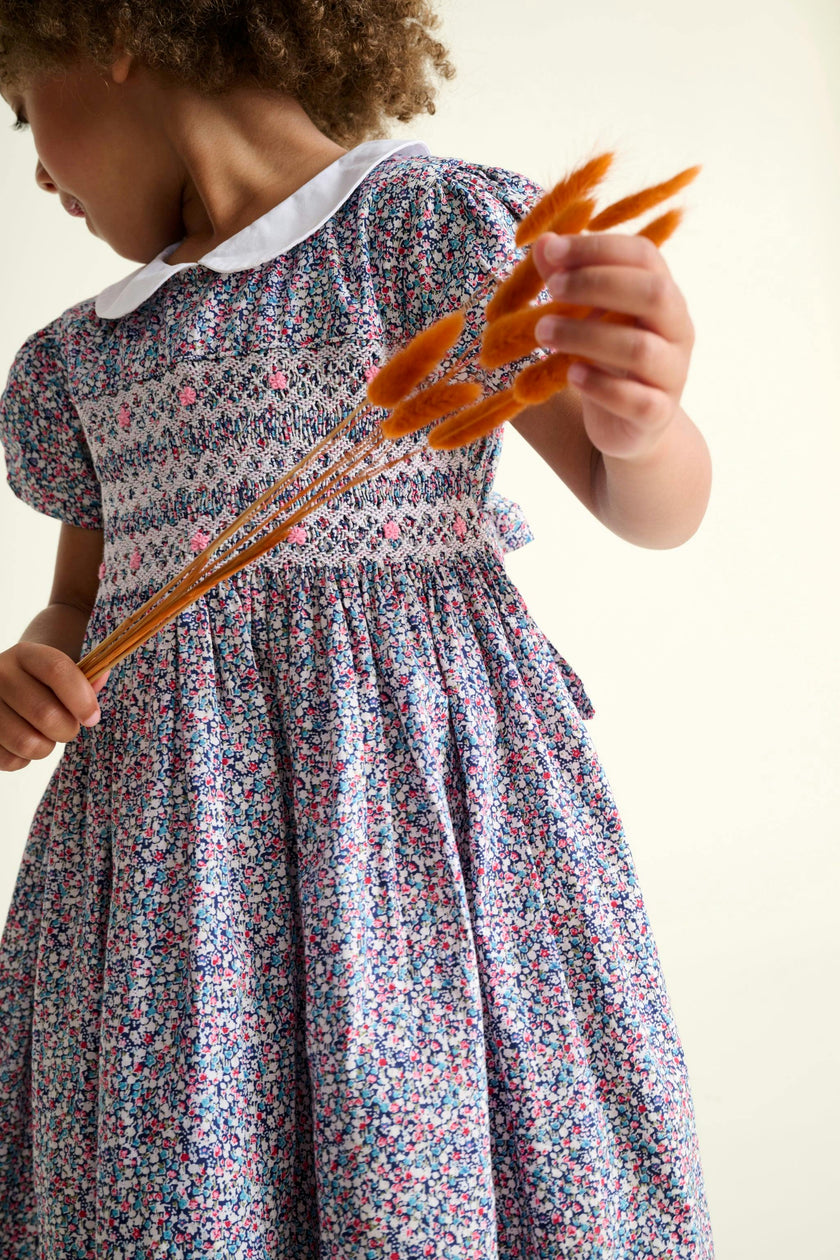 Smocked Girls Dress Jezabel