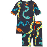 In Your Dreams Above-Knee Short Pajama Set, Multi