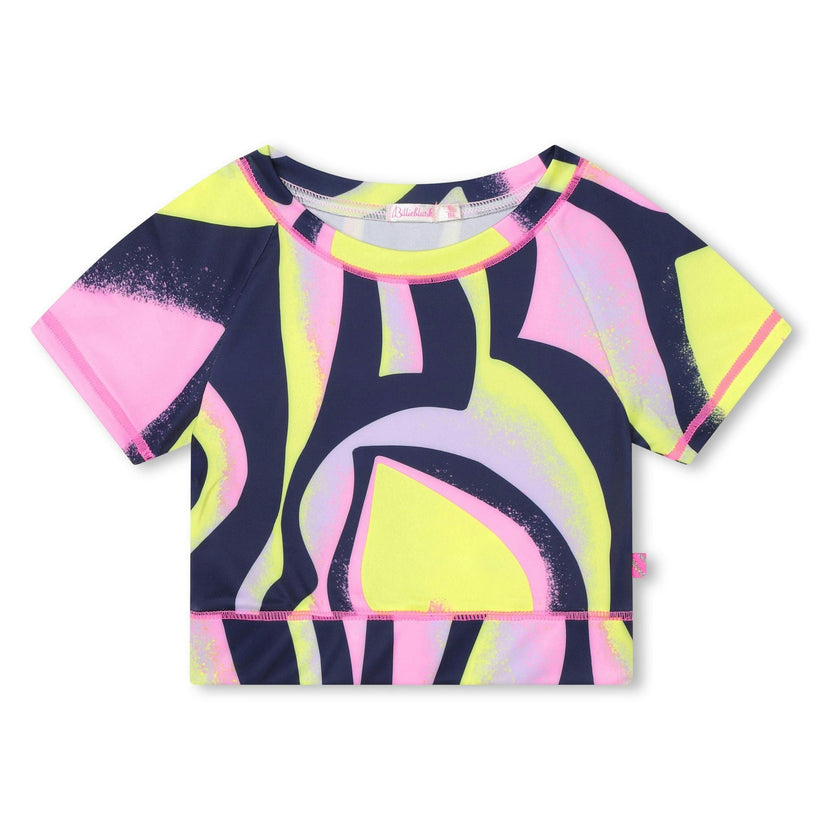 Multicolor Heart Print T-Shirt