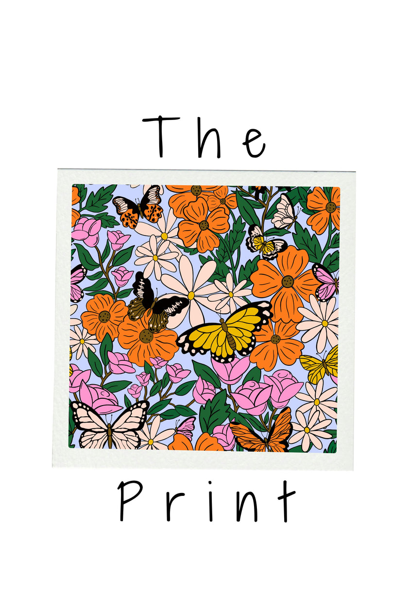 Butterfly Garden Bamboo Dress (FINAL SALE)