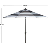 Iris Stripe Patio Umbrella