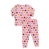 Kids Bamboo PJ Set - Pink Cupcakes