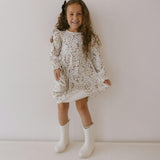 Organic Ruffle Sleeve Dress