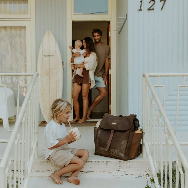 Beach Hauler™ Mesh Backpack - Espresso