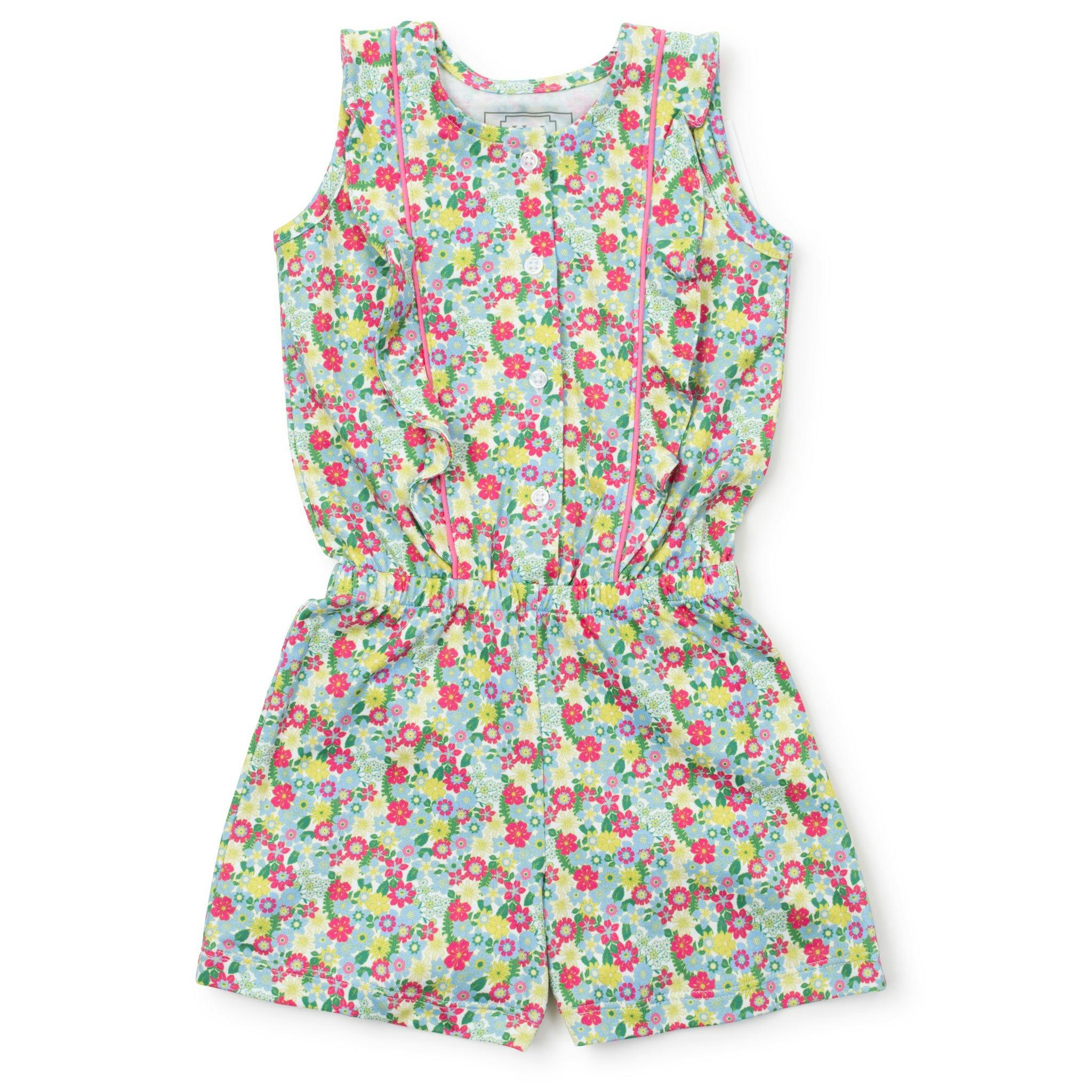 Lola Girls' Romper - Arboretum Floral