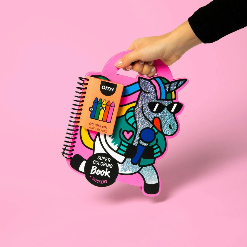 Lily - Super Coloring & Stickers Book