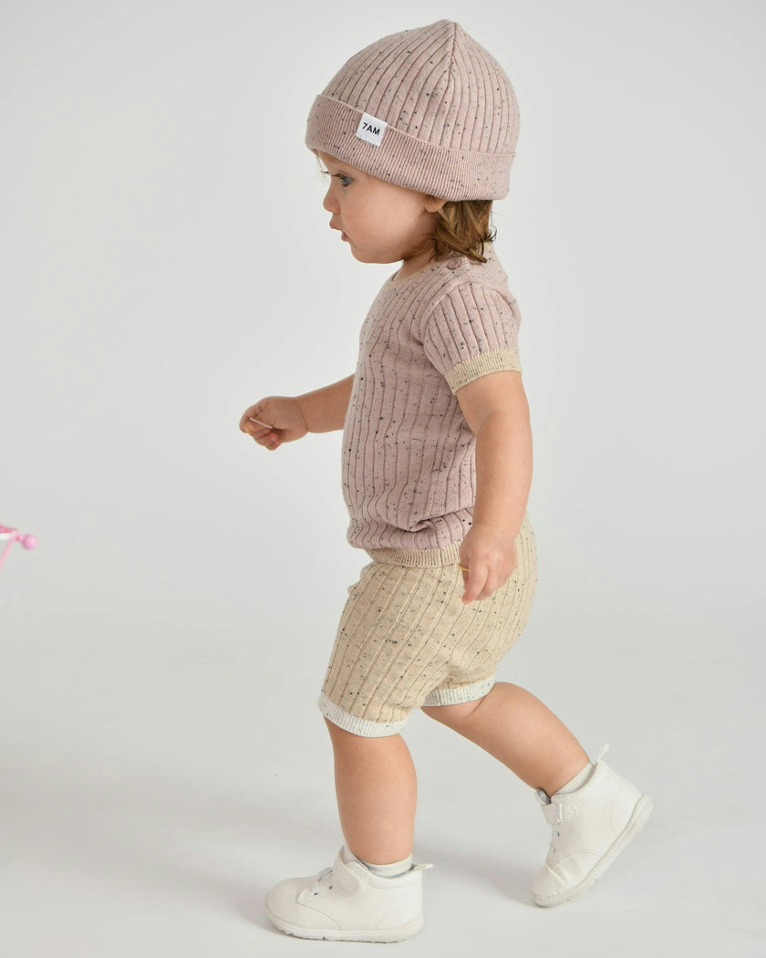 Cotton Beanie - Ribbed