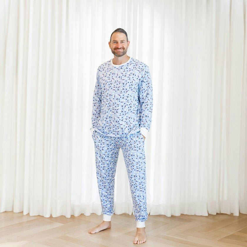 Men's Long Sleeve Pajamas