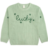 Lucky Shamrock St. Patrick's Day Knit Women's Sweater