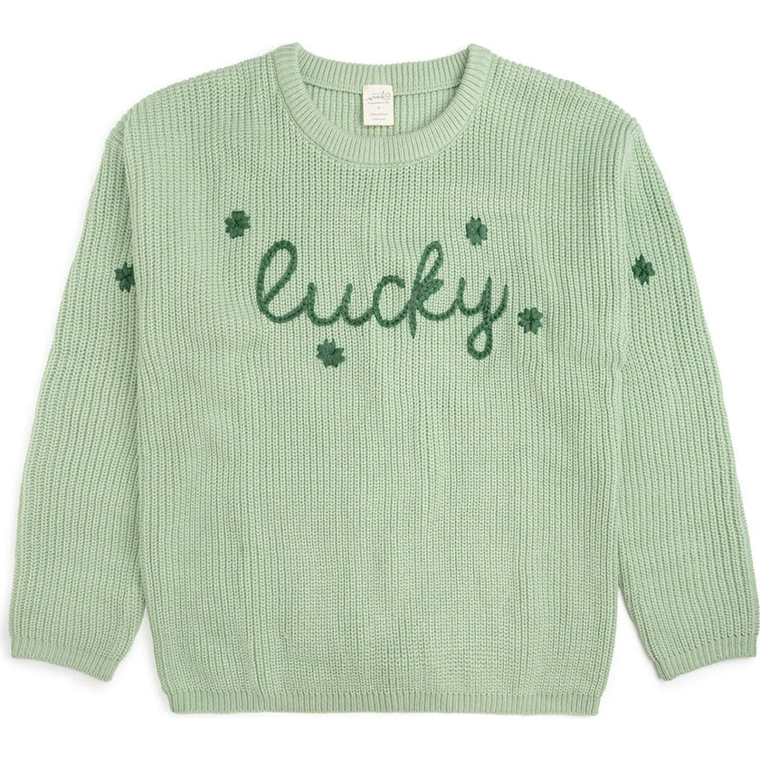 Lucky Shamrock St. Patrick's Day Knit Women's Sweater