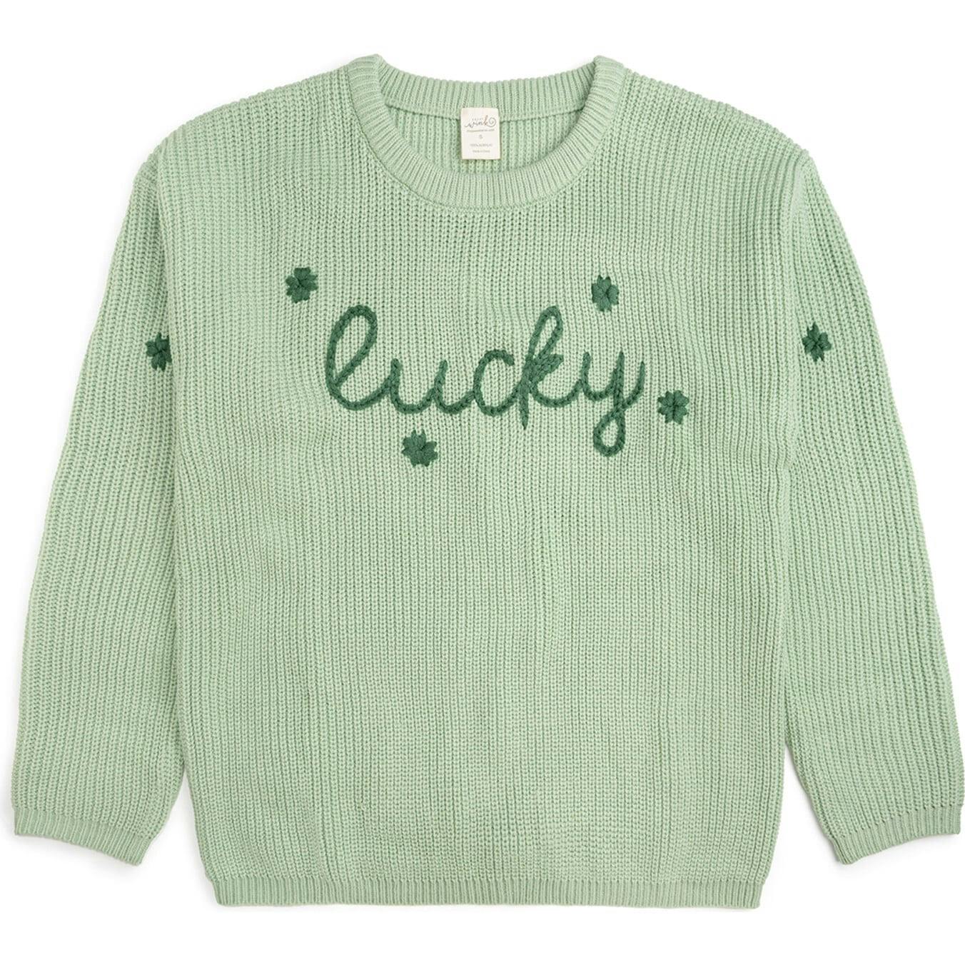 Lucky Shamrock St. Patrick's Day Knit Women's Sweater